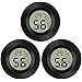 3x Digital Thermometer Hygrometer - Mini LCD Innenraum Temperatur & Luftfeuchtigkeit Messgerät