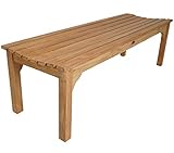 holzbank teak 200 cm Die Holzbank *Siria* ist bei uns auch als 2-sitzer erhältlich