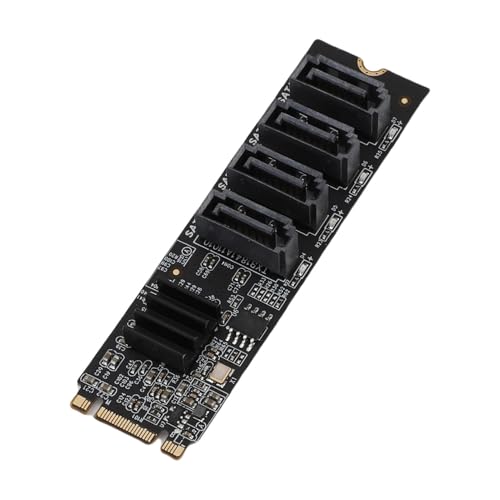 Interface double canal M.2 ASM1166 avec performances rapides pour disque dur SSD