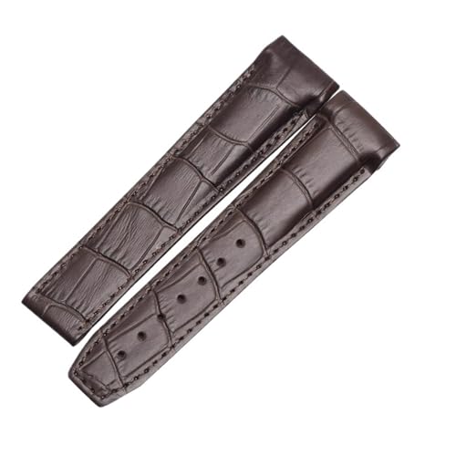 Bracelet en cuir d'alligator Omega X2423.13.37.50 noir pour montre homme