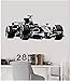 Autocollant Mural En Vinyle Formule 1 Passionnés De Voitures De Sport Chambre Des Jeunes Chambre Décoration De La Maison Sticker Mural 137X57 Cm