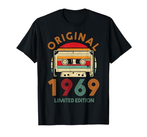 56.Geburtstag Original Männer Frauen Vintage Jahrgang 1969 T-Shirt