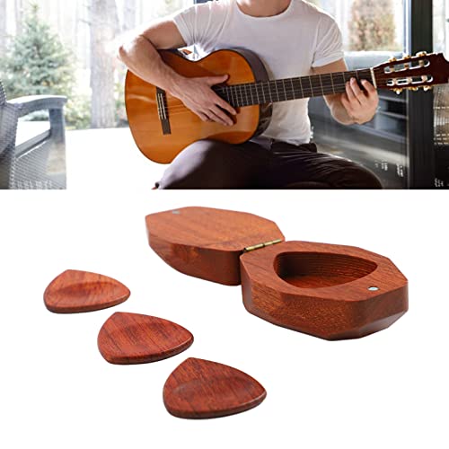 Support de Médiator de Guitare, étui de Médiator en Bois sans Bavure pour la Performance - Les Beatles, Paul McCartney, John Lennon, RIngo Starr, George Harrison Support de Médiator de Guitare, étui de Médiator en Bois sans Bavure pour la Performance – Image 4