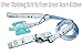 Triple Handle Dog Leash - 3 Handles at 12, 20, and 72 Inches - 6 Foot Lead - Walking - Training - Traffic - Designer Pawprints on Black - Original Stay-Flat Design - Handmade by Green Acorn Kitchen