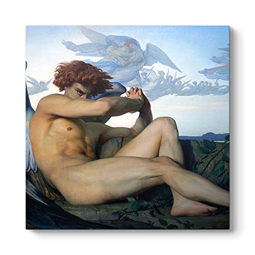 Alexandre Cabanel Fallen Angel Kanvas Tablo 100 x 100