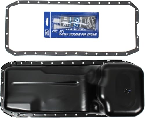 CNS Engine Oil Pan with Gasket Compatible with 03-12 Dodge RAM 5.9L / 6.7L OHV L6 Diesel Turbo