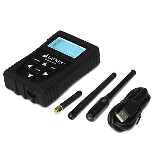 LATNEX SPA-6G Combo RF Explorer and Spectrum Analyzer. Portable Handheld Digital Ham-Radio-WiFi-Network-Sound-Audio-Signal Frequency Analyzer - Professional Package - Software Included