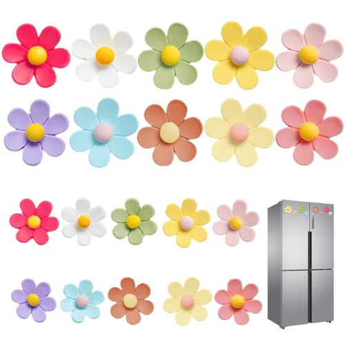 Vryndh 20 Piezas De Imanes Para Nevera, 10 Grandes Y 10 Pequeños, Diseño De Flores, Imanes Decorativos Para Pizarra Blanca, Oficina Y Hogar Vryndh 20 Piezas De Imanes Para Nevera, 10 Grandes Y 10 Pequeños, Diseño De Flores, Imanes Decorativos Para Pizarra Blanca, Oficina Y Hogar