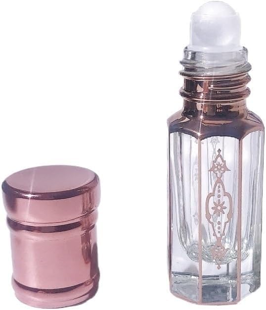 Mini butelki podróżne na perfumy, atomizer do perfum Mini perfumy w butelce w kulce 3 ml Przenośny pusty prosty pojemnik Pozłacana szklana butelka na olejki eteryczne Możliwość wielokrotnego napełnian