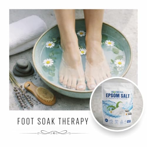 Image of Epsom Salt 900 gm | Pure Magnesium Sulfate for Bath, Muscle Relaxation, Foot Soak, Spa Therapy & Plant Care