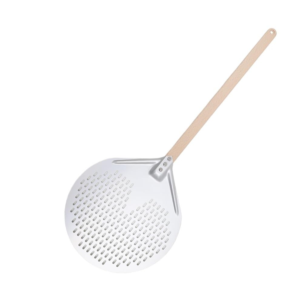 WANGSHAOWEI Pizza ​Paddle Big Pizza Shovel Turning Short Handle Square Turner Nonstick For Oven(14 inch 86cm)