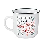 SWEET WATER DECOR It's The Most Wonderful Time of The Year Mug Coffee Lover for Her Cookies and Milk for Santa Holiday Accessories Stocking Stuffer Winter Hot Cocoa