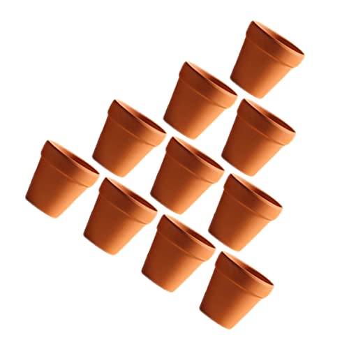 Happyyami 20 Piezas Maceta De Terracota Macetas Divertidas Macetas De Barro para Plantas Macetas De Plantas De Cerámica Grandes Macetas De Terracota Macetas De Interior Maceta De La Novedad