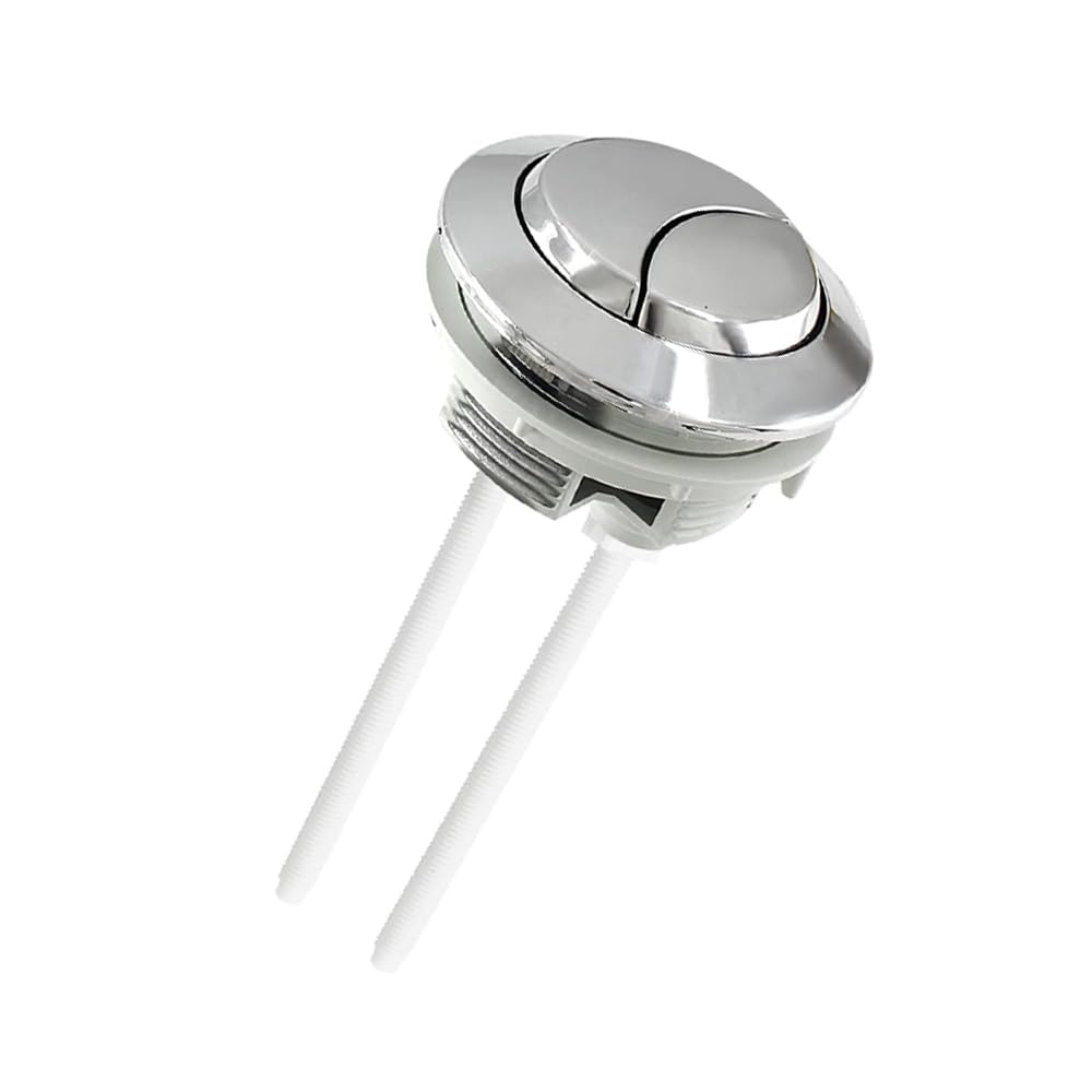 Dual Flush Toilet Push Button, Replacement Flush Button Toilet Cistern Water Tank Repair Part for Bathroom (59~65mm) — image 1