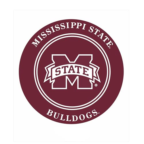 Westrick Mississippi State Bulldogs 9" Paper Plates, 8 Pack – Officially Licensed Mississippi State University Disposable Plates with Multicolor Logo – Tailgating, Graduation Parties & Fan Celebration