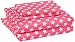 AmazonBasics Kid's Sheet Set - Soft, Easy-Wash Lightweight Microfiber - Full, Pink Stars