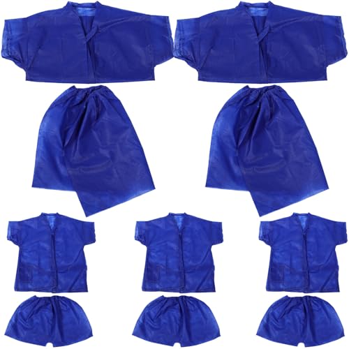 Traje de Sauna Desechable de 5 Juegos para Hombre y Mujer en Tejido No Tejido y Poliéster Cómodo