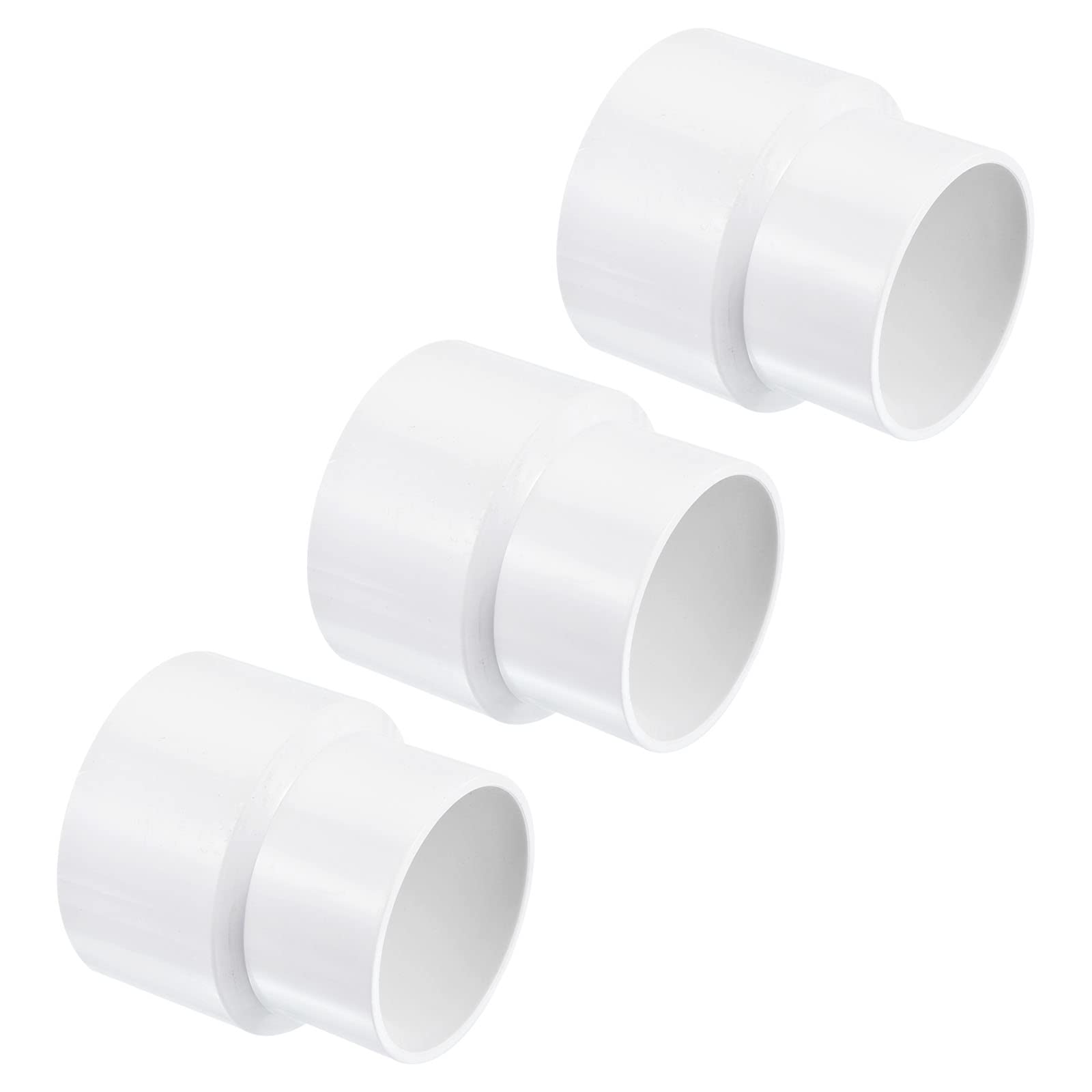 Raccord réducteur PVC de haute précision PATIKIL 3x2-1/2" manchon d'adaptation rigide