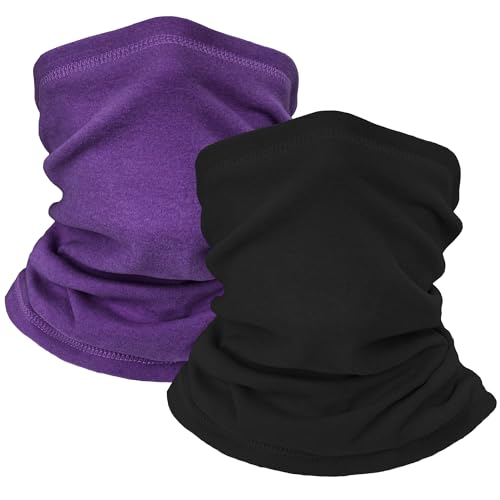ehsbuy Scaldacollo Donna Pile Scalda Collo Uomo Invernale Termico Sciarpa Inverno Caldo Per Il Viso Ciclismo Corsa Equitazione Confezione Da 2 - Regolabile