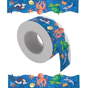 Mlwskerty treere Pinnwand-Bordüre Tiermuster 20 m