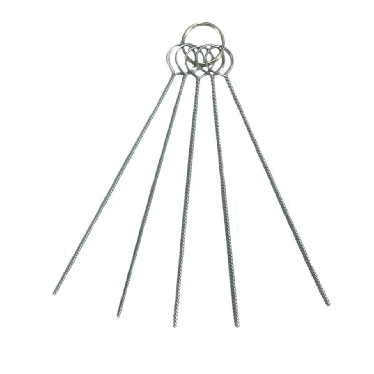 TEHAUX 3 Set Kit Pulizia Aerografo Lavaggio Dispositivo di Rimozione Riparazione Pulizia per Uso Domestico Spray Macchia Ugello Kit per La Pulizia Dell'aerografo Rame