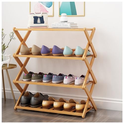 Étagère à chaussures pliable gain de place pour optimiser les petits rangements