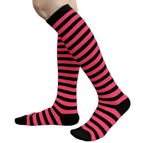 Image of SocksKnee Women Multi-Pack Colorful Variety Design Assorted Activewear Knee-High Stocking Socks, 9-11