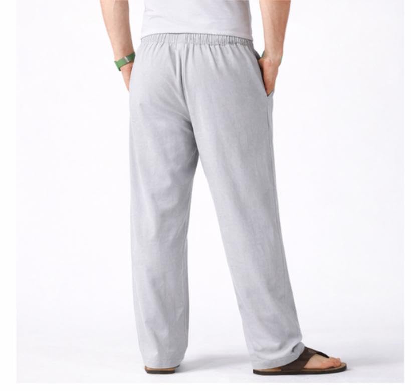 Image of Men's Polyester Blend Straight Fit Track Pant with Zipper Pocket