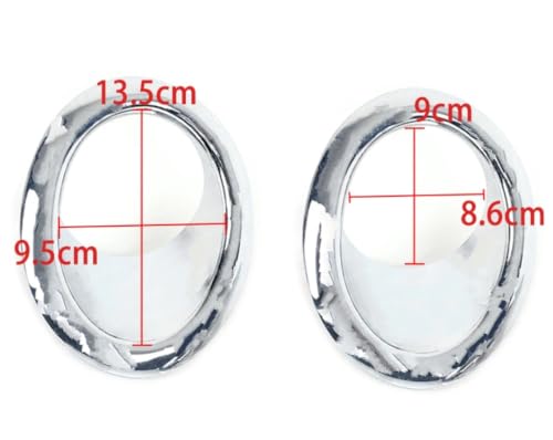 Rejilla de lámpara antiniebla para Nissan X-Trail T31 2011-2012, marco protector izquierdo y derecho 4