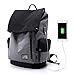 Produktbild WindTook USB Anschluss Laptop Rucksack Damen Herren Daypack Schulrucksack für 15,6 Zoll Notebook, Wasserabweisend, 20L, 30 x 17 x 45cm, Grau