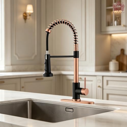 Image of Kitchen Faucet - Commercial Spring Pull-Down Sprayer, High Arc Single Handle, Stainless Steel, Hands-Free Sensor