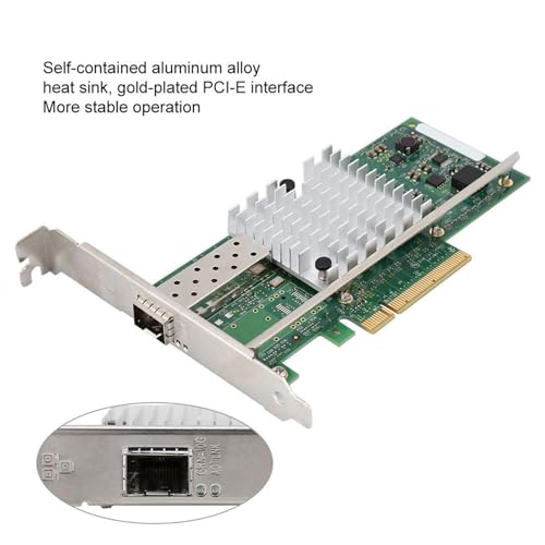 Tarjeta de Red For X520-DA1 82599EN PCI-E 10G SFP Fiber Ethernet Single-Port SFP Fiber miniatura 3