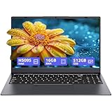 UOWAMOU 15.6-inch, 16GB RAM, 512GB SSD, FHD IPS Display Laptop Computer, N5095 Quad Core, 2.4/5G WiFi, BT4.2 Backlit and Fingerprint, Lightweight and Portable