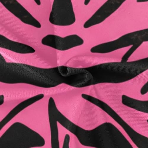 Zebra Stripes Pink Black Girls One Piece Swimsuit Beach Swimwear 208620254