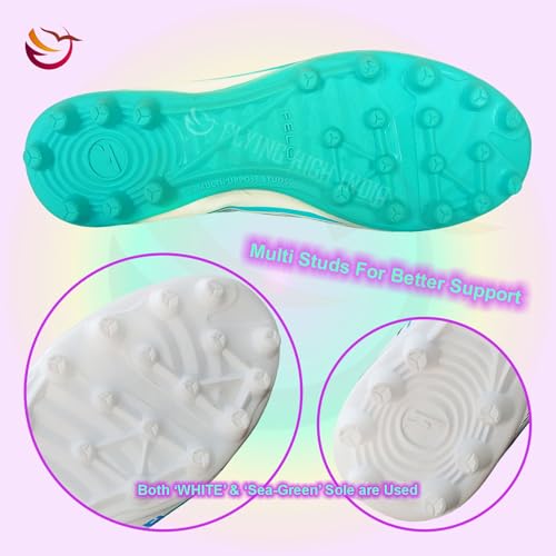 Image of FELO Genesis Multipurpose (Color Changing in Sunlight) Lightweight Football Shoes /Studs /Cleats /Boots Suitable for multistyle Grounds for Men /Boys /Women & Girls