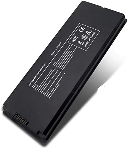 SOLICE New A1185 A1181 Laptop Battery for Apple MacBook 13" A1185 A1181 MA561 MA561FE/A MA561G/A MA561J/A [10.8V 59Wh Black]