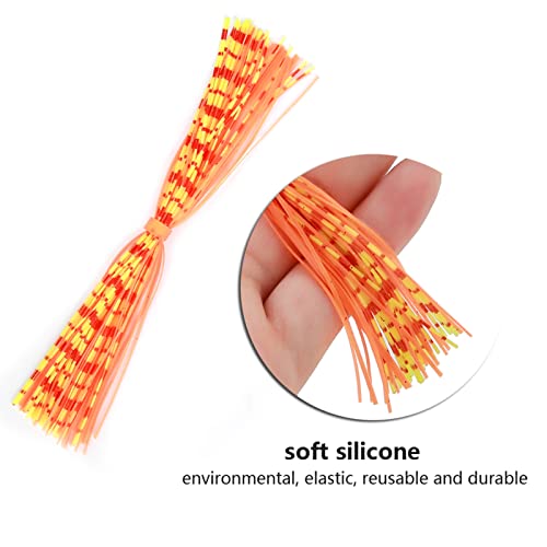 Jig Lure Skirts 600 Strands Soft Silicone Lure Skirts Skirt Jig Lure Kit For Diy Jig Lure Fly Tying Accessory #TOP6