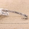 Btysun Gift for Her Bracelets for Women Inspirational Gifts for Women Motivational Cuff Bangle Birthday Gifts Friendship Bracelets Christmas Gifts Mantra Jewelry #3
