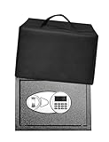 Safe Box Dust Cover Heavy Duty moisture-proof and Scratch-resistant Valuables Nylon Case compatible with Amazon Basics Steel Security Safe and Lock Box 0.5 Cubic Feet; Hidden Safes Black Covers