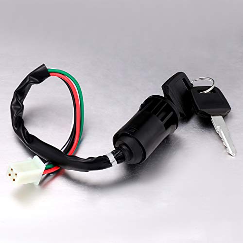 BESPORTBLE, 1 peça segura de 4 fios, chave de bloqueio de ignição para veículos elétricos, todos os