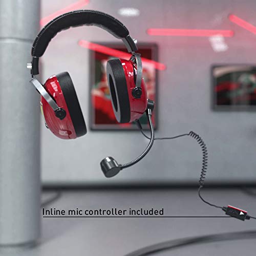 T.Racing Scuderia Ferrari Edition-DTS - Gaming Headset per PS5 / PS4 / Xbox Series X|S / Xbox One / PC / Switch - official Licensed by Ferrari - Controller - Immagine 3