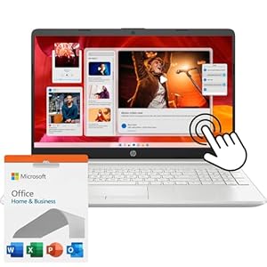 HP Newest Pavilion 15.6″ Touchscreen Laptop with Microsoft Office Annual License, Intel 6-Core i3 Processor, 32GB RAM, 1.1TB Storage(1TB SSD and P-100 128GB External Drive), HDMI, Windows 11 Home