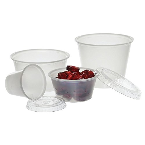 Plastic Portion Cup 4 oz Clear Polystyrene - 3