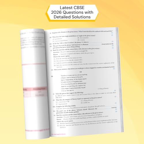 Image of Xam idea English (Core) Class 12 (CBSE 2026-27) | With New Age Mind Maps | CBSE 2026 Questions with Detailed Solutions | Xam Idea Original ... | Reading, Creative Writing & Literature