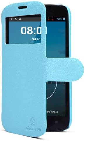 Blue Case Cover + Screen Protector For Huawei Y600 Nillkin NK60108