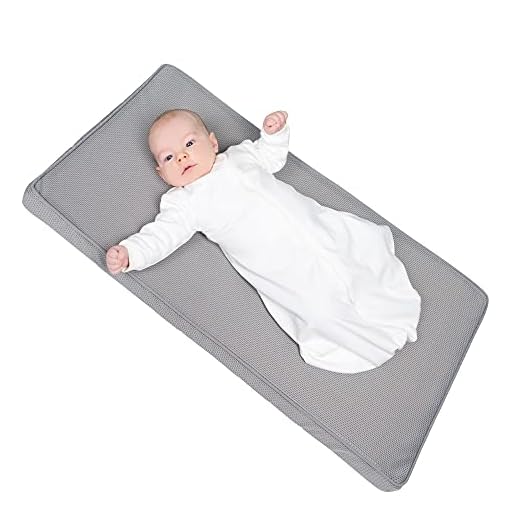 roba Safe Asleep Colchón de Cuna Air Balance 40 x 90 cm, Poliéster, Gris/Malla Premium, 40x90 cm
