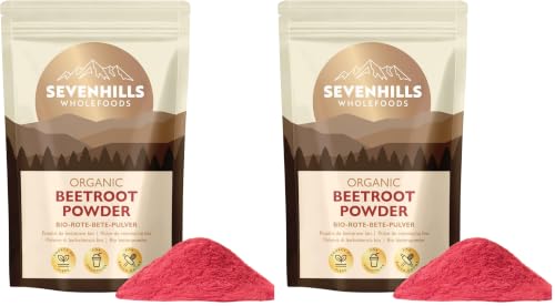Sevenhills Wholefoods Polvo De Remolacha 1kg (Paquete de 2)