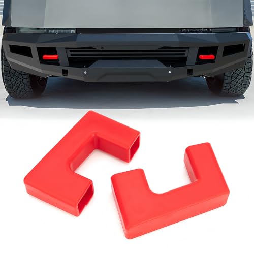 Tow Hook Covers Fits for Tesla Cybertruck 2024 2025 | (Red) Front Tow Hook Cover for 2024 2025 Tesla Cybertruck Accessories