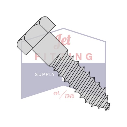 3/8 x 4 1/2 Lag Screws/Steel/Hot Dip Galvanized (Quantity: 100 pcs)