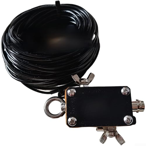 Antena HF portátil 1-30 MHz con anillo magnético A25 PE para evitar interferencias en radio